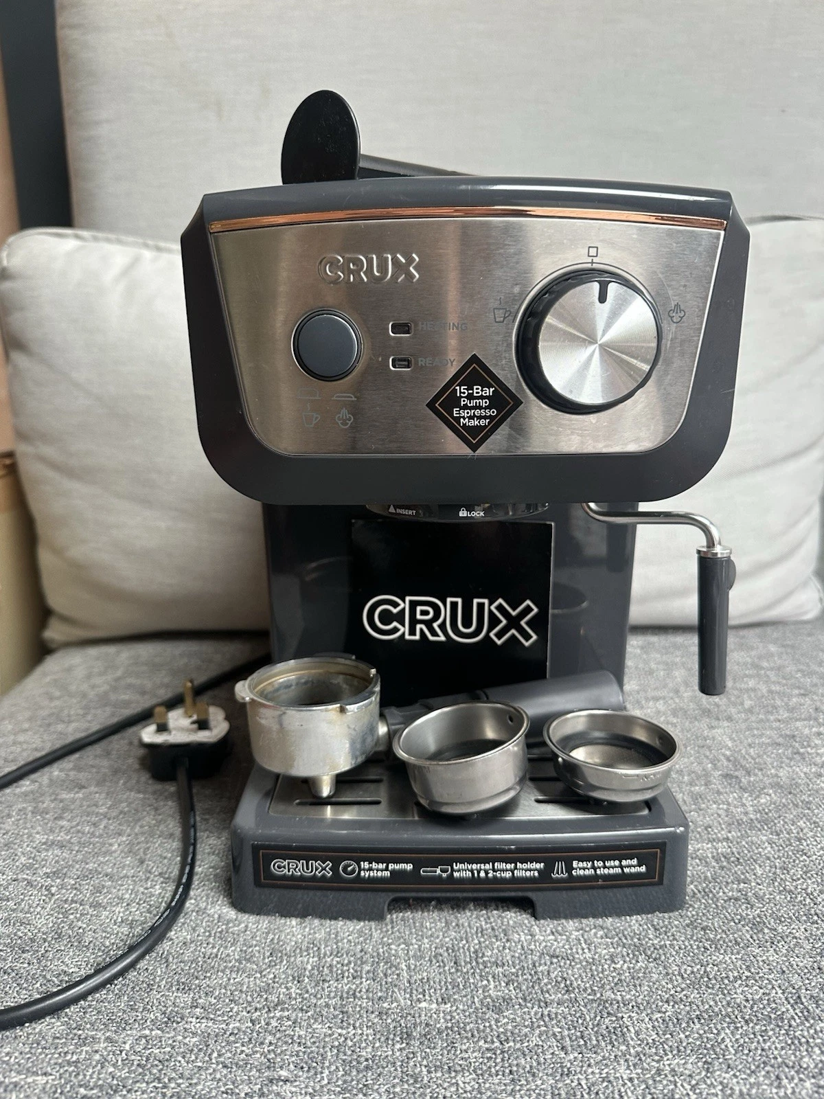 CRUX 15-Bar Espresso Coffee Machine CRUX006 Milk Frother Wand