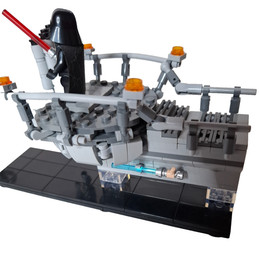 Lego Star Wars 75294 Duel on Bespin SDCC 40th Anniversary MOC Custom Diorama!