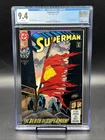 Superman #75 DC Comics January 1993)CGC Graded 9.4 White Pages Death of Superman