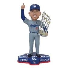 Freddie Freeman Los Angeles Dodgers 2024 World Series Champions Bobblehead MLB