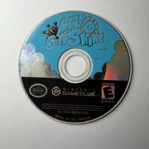 Super Mario Sunshine Nintendo GameCube - Tested & working, disc only
