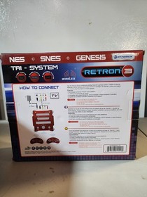 Hyperkin Retron 3 Launch Edition Red Console: NES - SNES - SEGA GENESIS OPEN BOX
