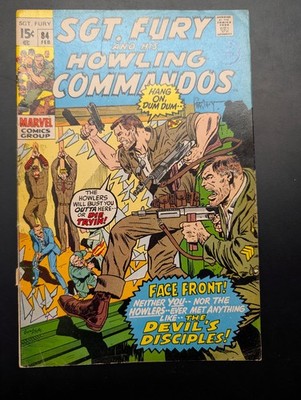 Sgt Fury and his Howling Commandos #84, Marvel Comics, 1971.