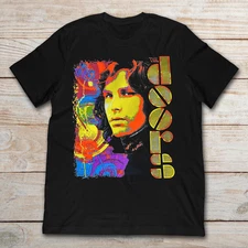 THE DOORS JIM MORRISON SCORPIO BLACK T Shirt All Size S M L 234XL