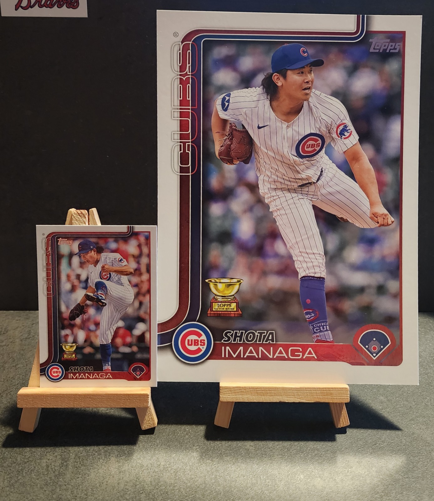 2025 Topps Series 2 Shota Imanaga Cubs Oversized Card #OTC-12 Base #473