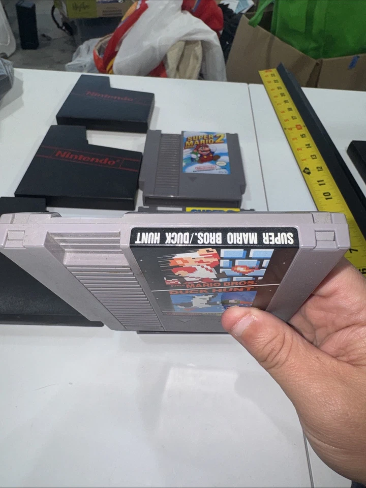 Super Mario Bros 1 2 3 Nintendo NES Trilogy Cartridge Lot Authentic- W/Covers - Image 3 of 4