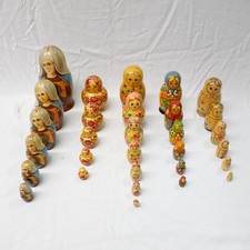 Konvolut Matrjoschka 5 Sets, 30 Teilig, u.a. Maria und Jesus