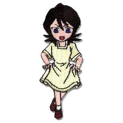 Bleach Rukia Patch Voll Körper Soul Reaper Bestickt Aufbügeln