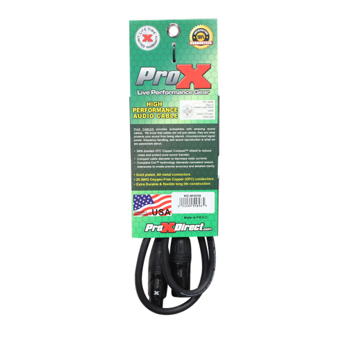 4 Pack-Pro X 5 Ft. Balanced XLR-F to XLR-M High Performance Audio Cable - Picture 3 of 4