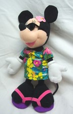 VINTAGE Applause Walt Disney TROPICAL MINNIE MOUSE 12" Plush STUFFED ANIMAL Toy