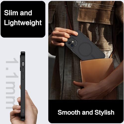 Für Magnetische iPhone 11 Hülle, Handyhülle iPhone 11 [kompatibel mit Schwarz - Bild 5 von 7