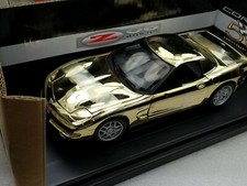 2003 50 TH ANNIVERSARY CORVETTE Z 06 CHROME GOLD 1:18