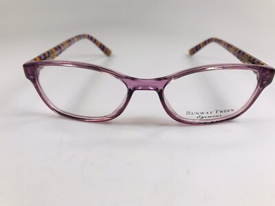 New Designer Inspired Runway Tween #30 Crystal Lilac Eyeglasses 48mm with Case New Designer Inspired Runway Tween #30 Crystal Lilac  main image 3
