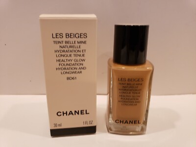 Chanel ~ Les Beiges Healthy Glow Foundation ~ BD61 ~ NIB 1.0 OZ