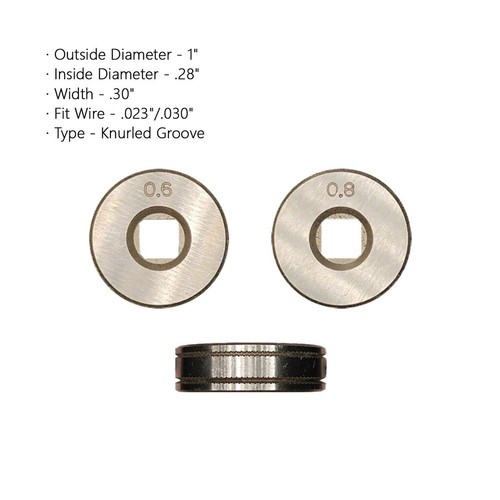 Drive Roll .023 .030 .035 .045 Knurled V U-Groove Wire Feed For MIG Welders New - Picture 10 of 90