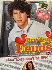 Nick Jonas, The Jonas Brothers, Full Page Vintage Pinup