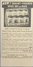 Spice Set Opal Jars and Rack Cincinnati Ohio Vintage Print Ad 1941