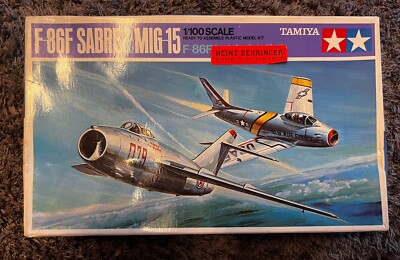 TAMIYA SIKORSKY # 1/100 F 86 Sabre & MIG 15 Neu in OVP