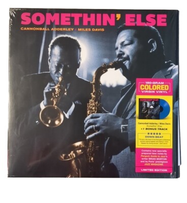 Cannonball Adderley Somethin Else 180-Gram Blue Colored Vinyl With