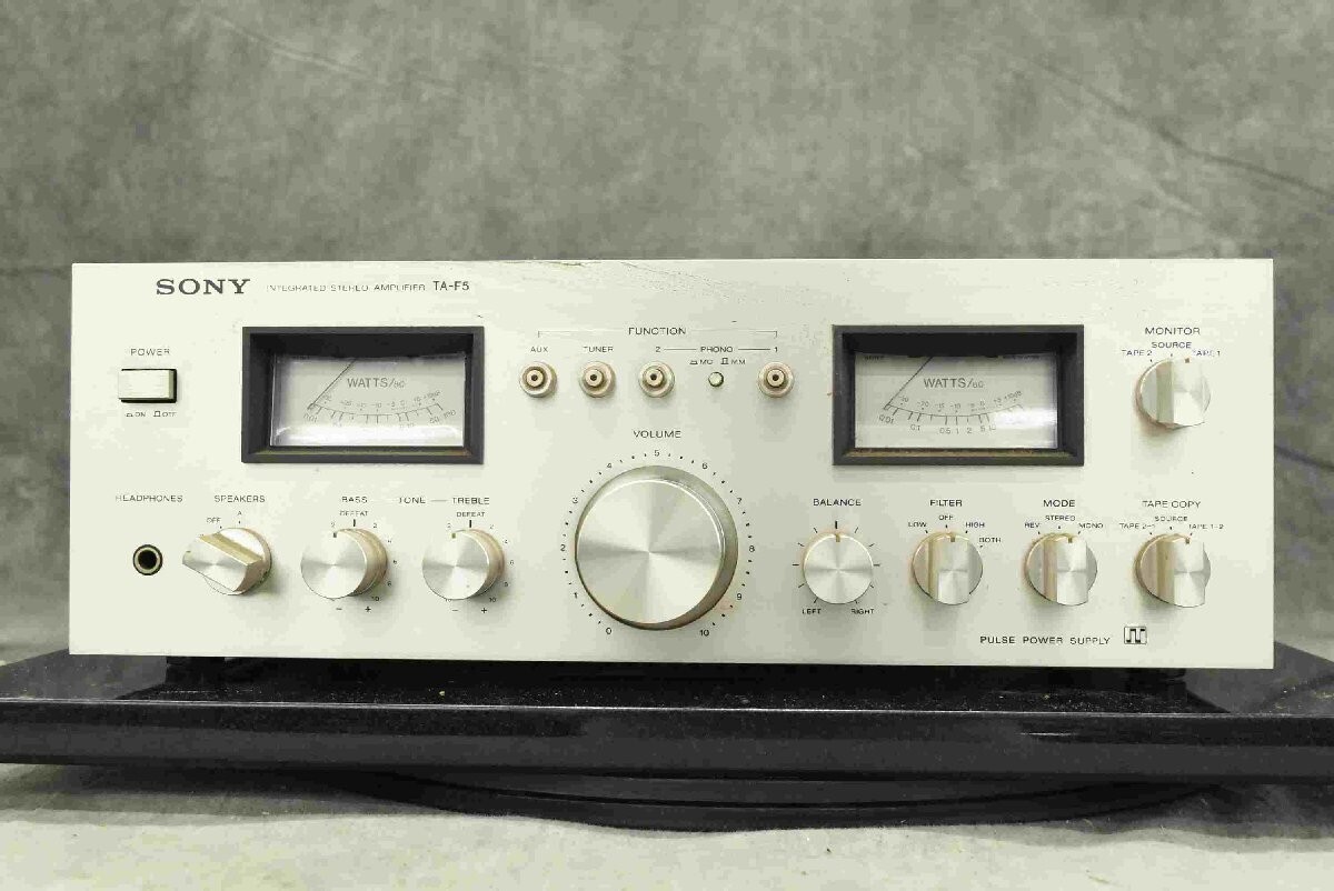 SONY TA-F5 プリメインアンプ Sony TA-F5 Integrated Amplifier Vintage Audio Equipment