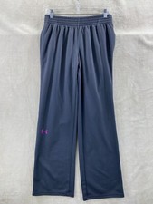 Under Armour Women UA Performance All Season Gear Loose Gray Semi-Fitted Pants M