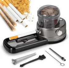 Electric Cigarette Rolling Machine, Portable Tobacco Injector Machine can Grind.