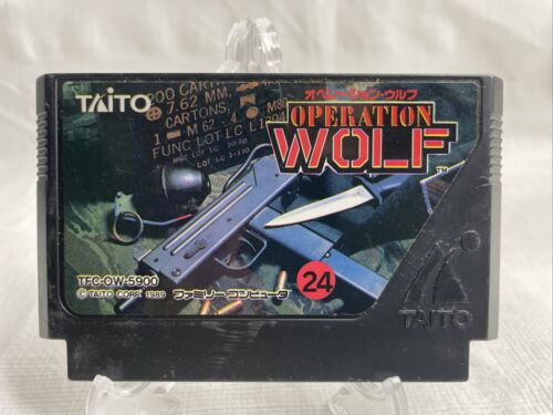 VENDITORE STATUNITENSE - Operazione Wolf Famicom - Nintendo NES Giappone Importazione - Foto 1 di 3