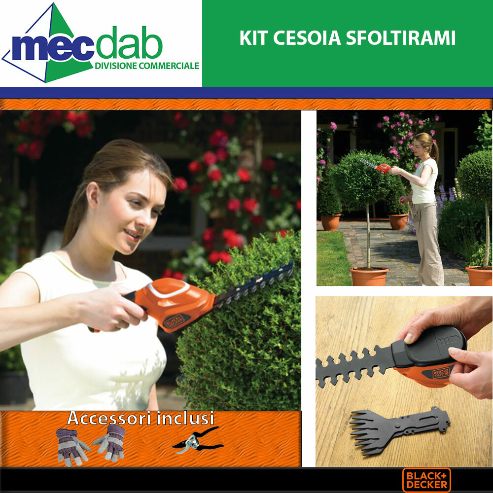 Recensione Black & Decker GSL700KIT-QW Sfoltirami Litio 7V 1.5AH