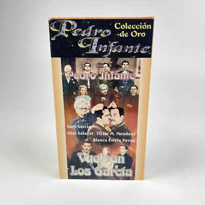 Pedro Infante Vuelvan Los Garcia VHS Coleccion De Oro Video Tape Pelicula