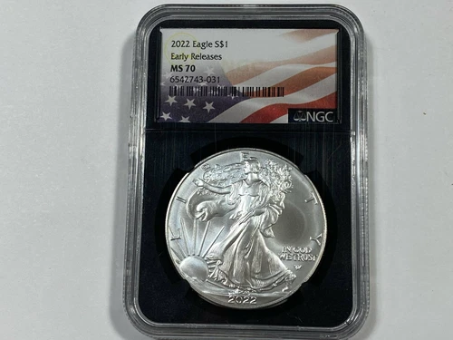 2022 Early Releases American Silver Eagle Coin - NGC Certified MS-70