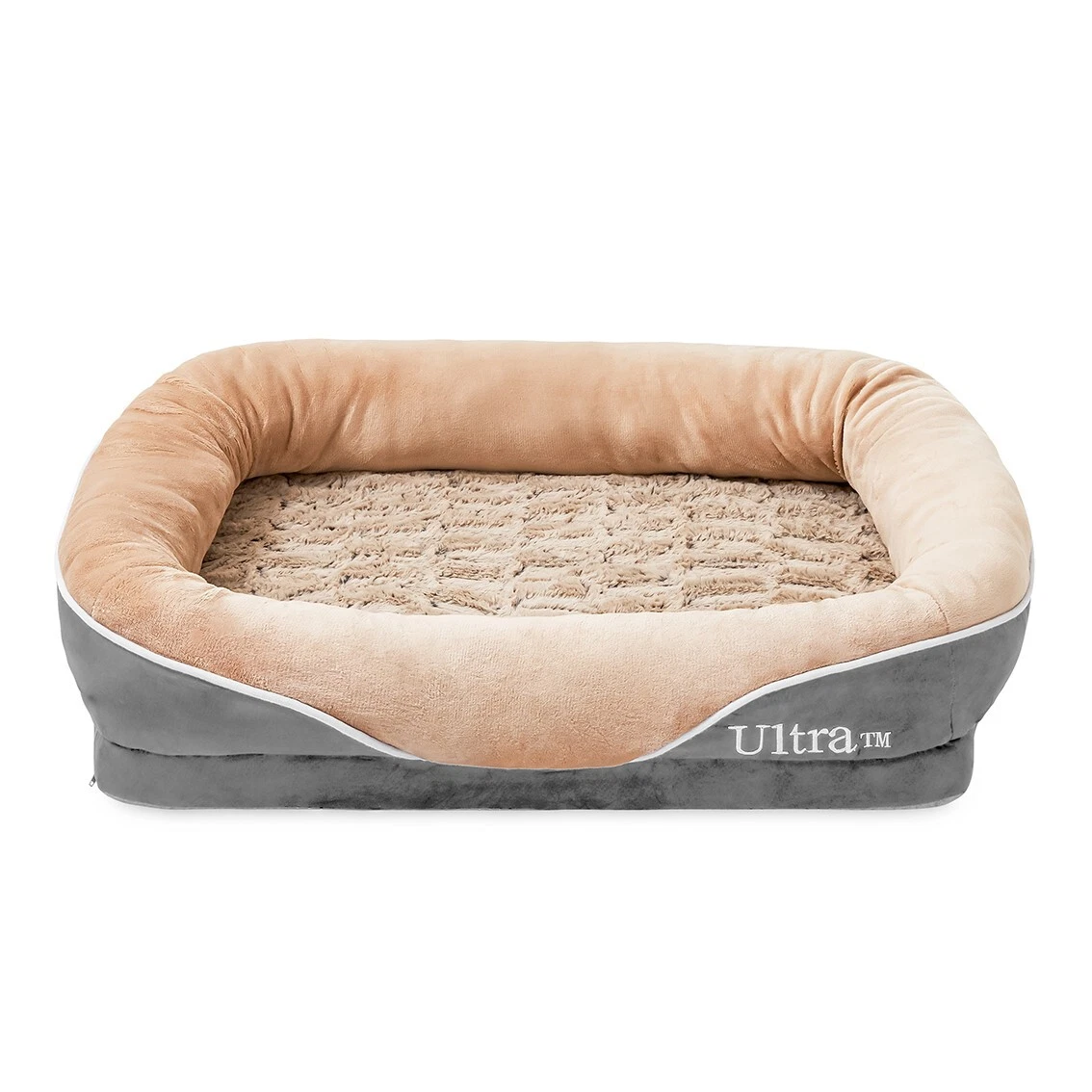 Small Luxury Orthopedic Dog Bed Soft Comfy Fleece Washable Mattress For Pets UK