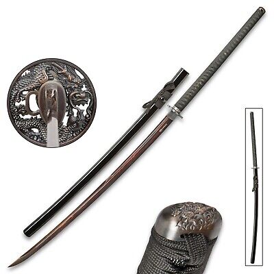 Superior Odachi Damascus Carbon Steel Japanese Katana Long Great Sword Nodachi Ebay