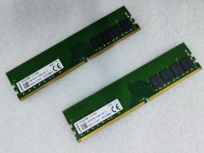 Kingston 2 x 16GB DDR4 3200 Desktop DIMM RAM 32GB kit PC4-25600