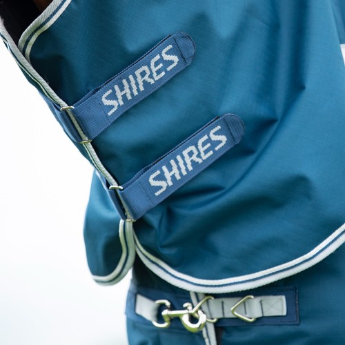 50g COMBO TURNOUT HORSE RUG Shires Highlander Lite Weight Waterproof Full Neck - Picture 7 of 21