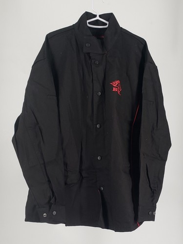 Revco BSX RN60246 Black Welding Long Sleeve Jacket Mens XXL 2XL Band Collar - Picture 3 of 5