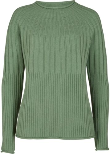 Neu Wollpullover Gr. 44/46 Piniengrün Damen Winter-Pullover Langarm Sweater - Bild 1 von 1