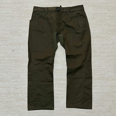 Dsquared2 Women's ''ICON'' Olive Green Cropped Pants US M ITALIAN 40