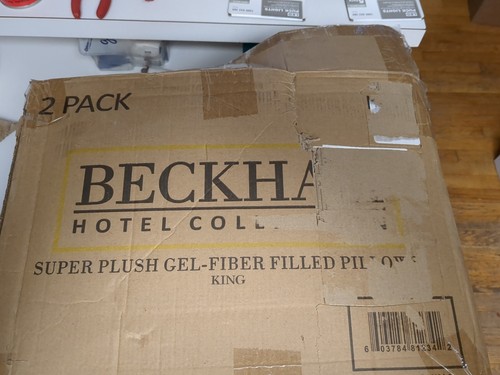 beckham hotel collection super plush gel fiber filled pillows
