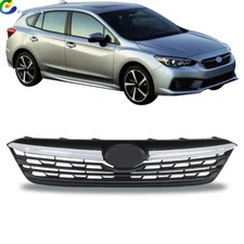 For Subaru Impreza 2020-23 Plastic Front Bumper Grille Assembly W/  Chrome Trim
