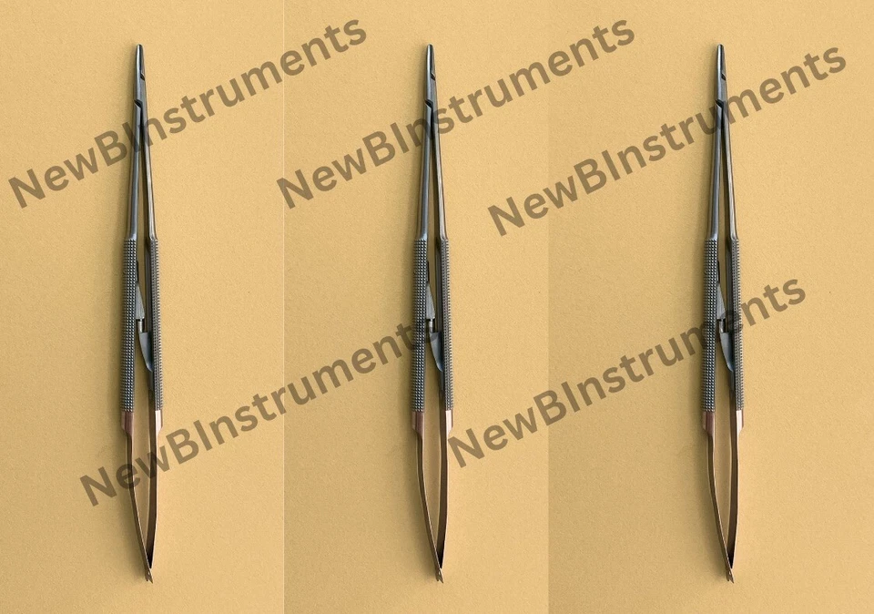 Aesculap Surgical Castroviejo Needle Holder FM388R TC Straight 7" Lot of 3x - Image 3 of 3