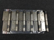 6x alte Scharniere Konvolut Beschlag Möbelband Möbel Türen Fensterladen Vintage