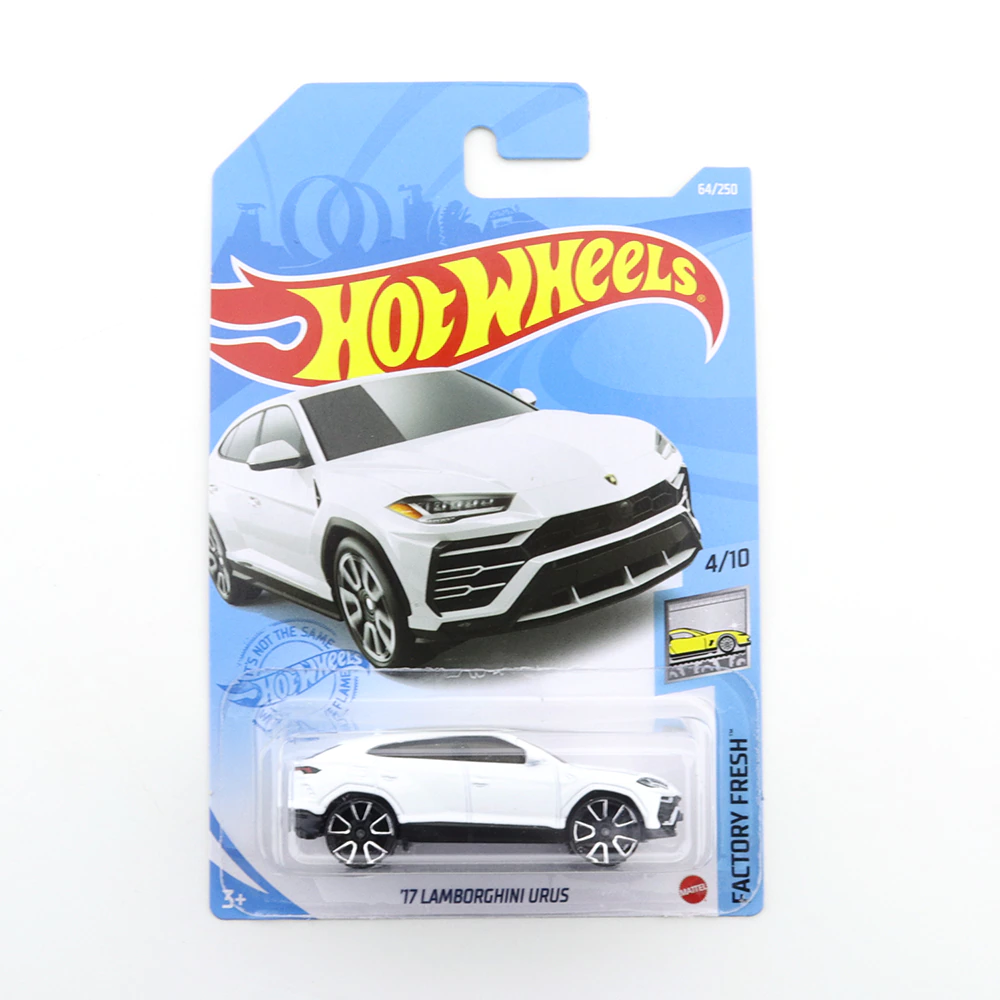 Hot Wheels White '17 Lamborghini Urus Kids Model Diecast Toy Cars