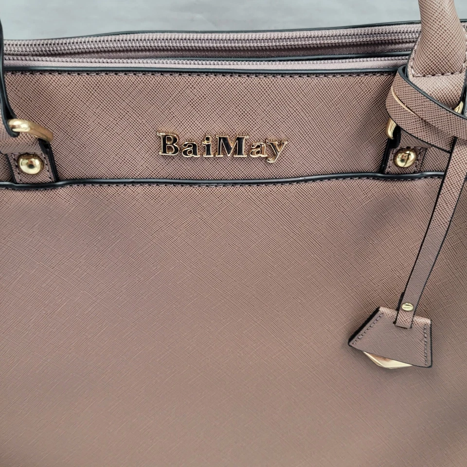 BAIMAY Mujer Bolso para Laptop Bolso Cartera Maletín de Trabajo con Correa para el Hombro 17x13x5 Foto 3 de 4