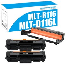 1 Trommel +2x Toner für Samsung MLT-R116 MLT-D116L Xpress M2858DW M2625D M2675FN