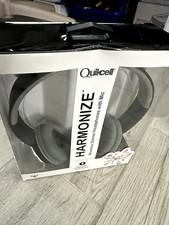 Quikcell Harmonize Wireless Stereo Headphones W/built In Mic - Black- Hands Free