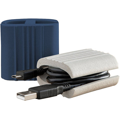 Cord Wrap To-Go Reusable Cable Organizer for USB, earbuds,and cords - UT Wire
