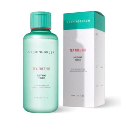 [BRING GREEN] Tea Tree Cica Soothing Toner - 250ml / Free Gift