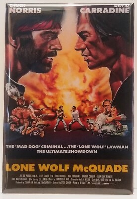 Lone Wolf McQuade MAGNET 2''x3'' Refrigerator Locker Movie Poster FREE SHIPPING