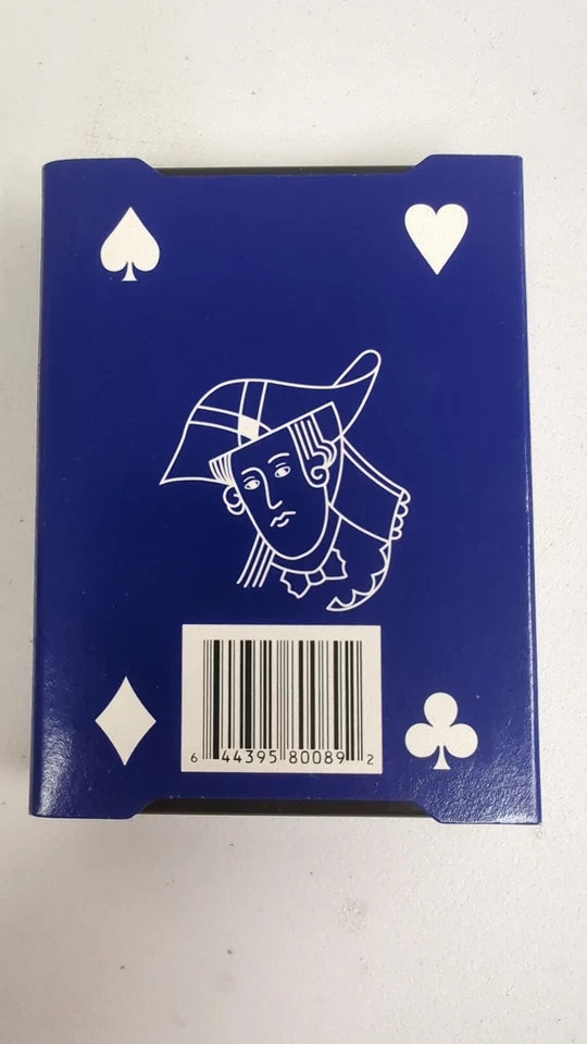 NEW SEALED 2 Marion Pro Poker Jumbo 100% Plastic Playing Card Decks (Red & Blue) - Image 3 of 4