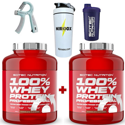 2 x Scitec Nutrition 100% Whey Protein - 2350gr  + Bonus
